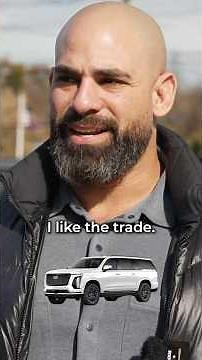 He wanted to trade a BMW M3 for an Escalade, but after I saw the wrap...