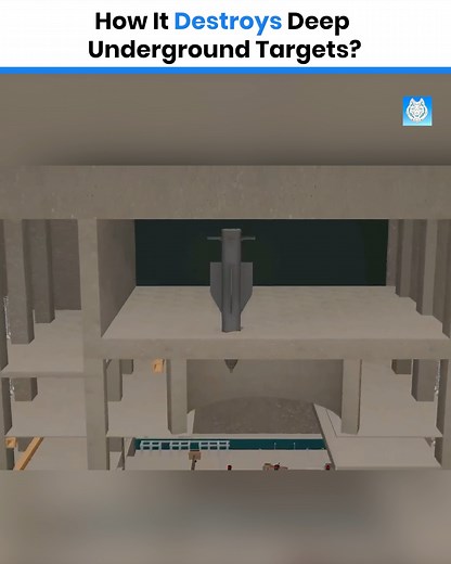 How It Destroys Deep Underground Targets . . #science #electricity #LifeADA #lifeada #viralfbreels #3danimation #mustmatch | LifeAda