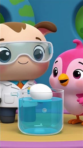 Floating Egg Surprise | Fun Science Cartoon
