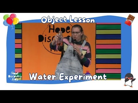 Jesus forgives our sins | Water, Colour and Bleach experiment | Object Lesson