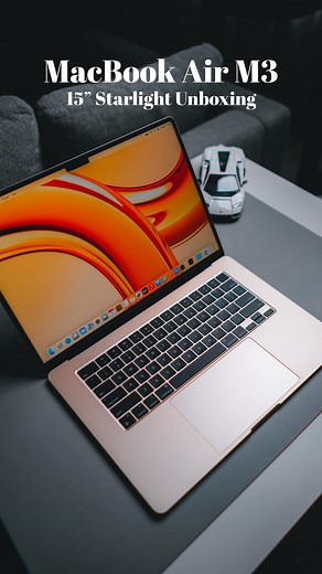 30K views · 45 reactions | The most powerful lightweight Mac is here. Now powered by the M3 chip. You know you want one.  #macbookairm3 #macbook #macbookair #apple #workspaces #desksetup #workspace #workspacegoals #deskgoals | Lim Reviews | Facebook