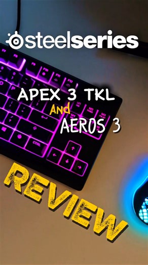 SteelSeries Apex 3 TKL and SteelSeries Aerox 3… and this setup actually performs 👀🔥