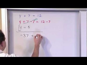 Introduction to Equations in Algebra