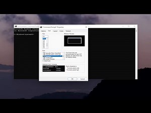 How To Set The Default Window Font Size For Command Prompt On Windows [Tutorial]
