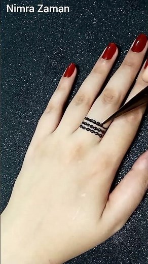 #shorts Cute Ring Mehndi Tattoo Design for beginners