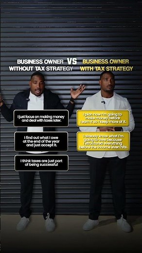Business Owner Without Tax Strategy VS With Tax Strategy