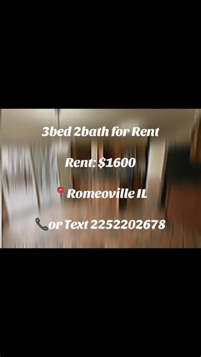 ✨FOR RENT in Romeoville, IL✨ A beautifully maintained, spacious home in one of Will County’s most peaceful, convenient, and high‑demand neighborhoods. This inviting 3 bedroom, 2 bathroom property offers 2,156 sqft of open, functional living space — ideal for families, multi‑use setups, work‑from‑home needs, or anyone wanting extra room to breathe. Located at 153 Wedgeport Ct, Romeoville, IL 60446, this home sits in a quiet, well‑kept community with quick access to Weber Rd, I‑55, Route 53, shopp