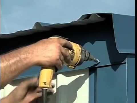 Metal Building Installation Step 21 Eave Trim