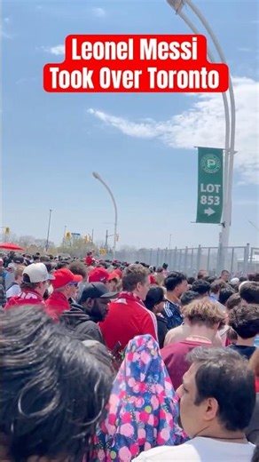 🔥 Toronto FC vs Inter Miami at BMO Field! 46,000 Fans and Messi Took Over Toronto ⚽🇨🇦 #shortsfeed