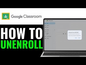 How to Unenroll from Google Classroom 2025 (QUICK & EASY)