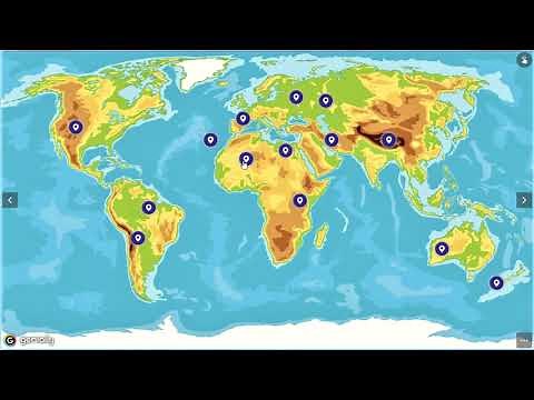 TEMA 2 - Planisferio físico y político.