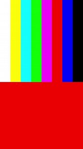 Color bars on a TV monitor without signal. Noisy and distorted. Not working, Distortions and Interferences on the TV screen. Color frame to customize the colors of the TV. Vertical color bar.