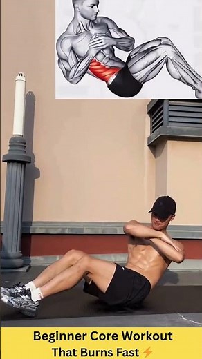4 Easy Core Moves for Fast Abs 🔥