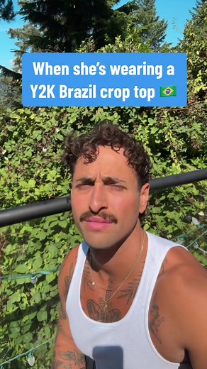 Y2K Brazil Crop Top Fashion in Brazil