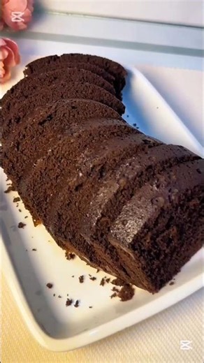 Moist Chocolate Loaf Cake 🎂 #cake #loafcake #chocolatecake #recipe #cakerecipe #teacake #viralshorts