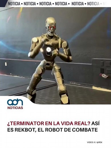 Rekbot, el robot humanoide que entra en combate