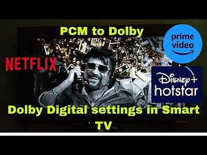 How to set Dolby Digital Plus settings in Sony Bravia Smart LED TV for AVR | GKS Info Tech