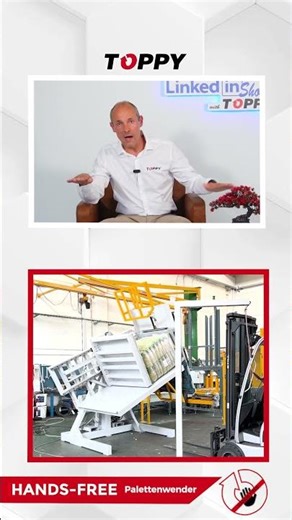 Automatischer Palettenwender – Hands Free von Toppy