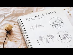 nature doodles for your bujo