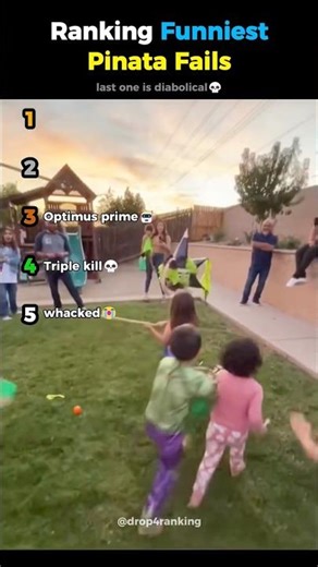 Ranking Funniest Pinata Fails 😂