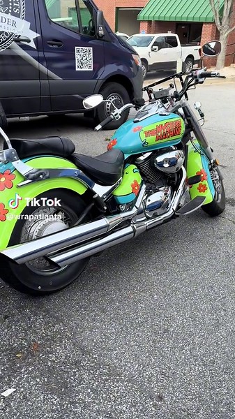 Scooby Doo - Mystery Machine Motorcycle Wrap