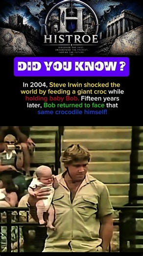 Steve Irwin’s Son Faced the Same Crocodile!. #shorts #history