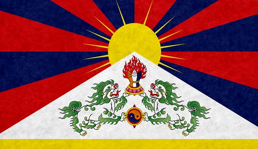 The Tibetan flag
