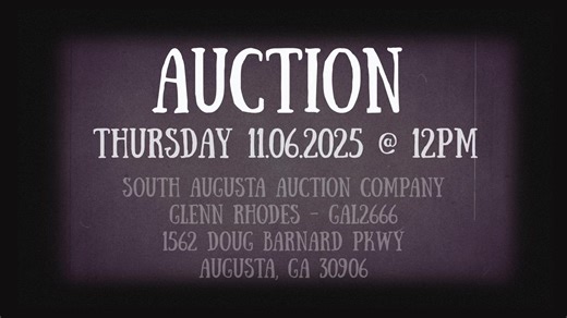 South Augusta Auction Co. on Reels | Facebook