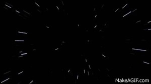 Space Warp Speed Effect Background HD on Make a GIF