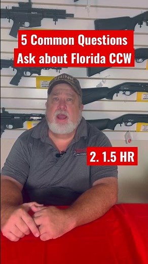 Florida Concealed Carry FAQ’s About Concealed Carry Classes