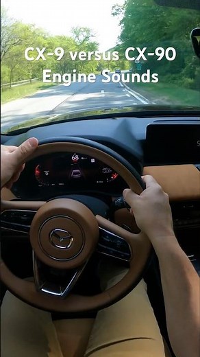 Mazda CX-9 Versus CX-90 Engine Sound