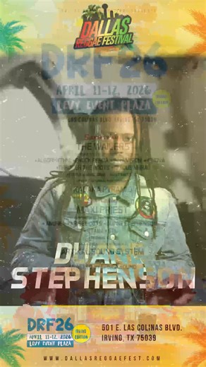 Duane Stephenson ❤️💛💚 @followers @topfans Dallas Reggae Festival 2026 | Dallas Reggae Festival