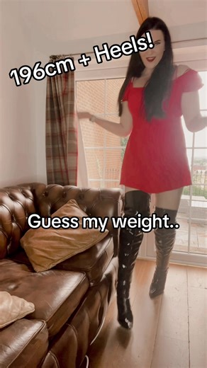 Guess My Weight as a Tall Female | 196cm Heels