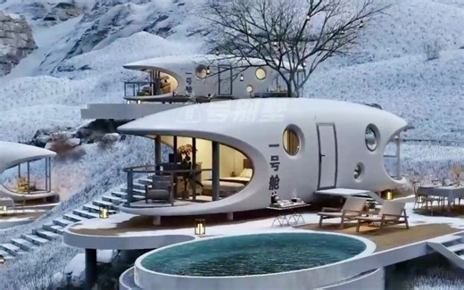 1号别墅，全铝太空舱，太帅了