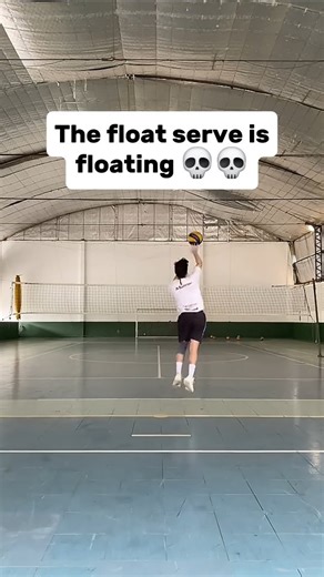 Yuzi.aep on Instagram: "The float serve is floating 💀💀 #volleyball #trending #foryou #float #serve #floatserve"