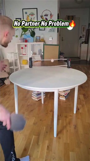 Solo ping pong trick: Practice anywhere, no partner needed!