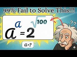 Harvard University Entrance Exam Question || a=? || National Olympiad Math
