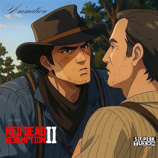 Red Dead Redemption 2 Animation Cartoon Anime RDR2 Arthur Morgan Whers Ma Maneiii 😀 This was partly made using ai and drawn paintings #reddeadredemption2 #rdr2 #videogames #anime #gamingcommunity #animation | SuperTuxon