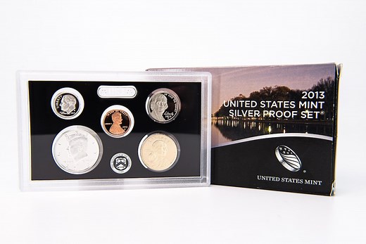 2013-S United States Mint Silver Proof Set W/ Original Box | Proof Coins | Silver Proof Coins | Mint Set | Collectible Silver Coins - Etsy