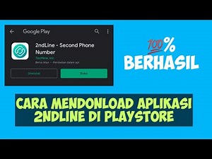 CARA MUDAH MENDONLOAD APLIKASI 2NDLINE TERBARU