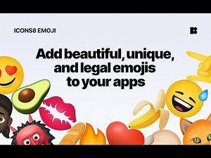 Icons8 Emoji: Tons of beautiful emojis for apps
