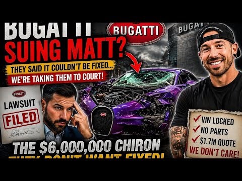 Bugatti BANNED Us From Rebuilding This $6,000,000 Wreck