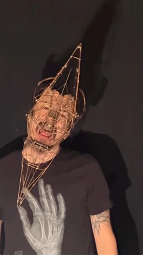 Hyper Realistic Face Mask Artist #shortsvideo