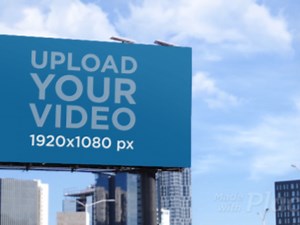 Placeit - Billboard Video Featuring Some Tall Buildings