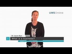200879 - Introduction to Business Studies - What is business?