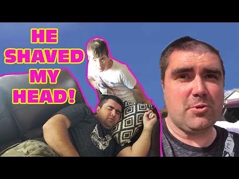 Kid Temper Tantrum SHAVES Daddy's Hair Off While He Was Taking A Nap PT1 [ Original ]