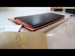 GANZO CORDOVAN (コードバン) ファスナー付き長財布