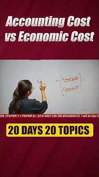 UGC NET Commerce Accounting Cost and Economic Cost Concept #ugcnetcommerce #shortsfeed #shorts