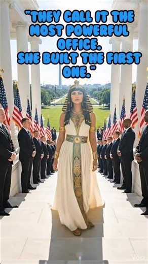 Cleopatra Just Took Over The White House 👑🏛️#Cleopatra #WhiteHouse #politics