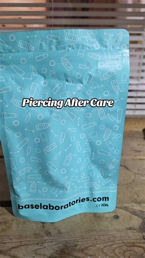 Piercing Aftercare Kit #piercing #piercings #baselaboratories #earcare #aftercare